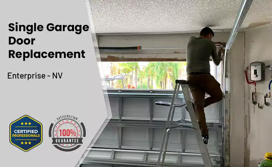Single Garage Door Replacement Enterprise - NV 